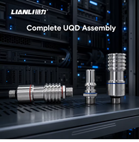 Coupleur à déconnexion rapide UQD pour refroidissement liquide haute pression, en acier inoxydable 304, avec valve auto-étanche pour plaque froide de GPU de centre de données