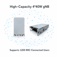 Estación Base 5G GNB para Exteriores de 1.5Gbps Ultra Rápida, 4x40W de Alta Potencia, Sub-6GHz N78 N41 N40 R16 R17, Modo SA, Baja Latencia, ENodeB IP66