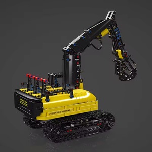 Khuôn Vua 17077 thủy lực log vật lộn kỹ thuật xe tải khối xây dựng đồ chơi mô hình xây dựng đồ chơi xây dựng khối cho bé trai - Product Image 3