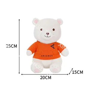 Jouet en peluche personnalisé ours en peluche assis jouets en peluche avec logo personnalisé doux ours en peluche en peluche ours en peluche jouet