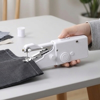 Machine à coudre électrique portable, mini-outil de couture à point droit pour la réparation de tissus à domicile et le bricolage