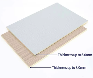 SONSILL 5mm 8mm竹繊維板壁パネルWpc/pvc竹炭木制ベニヤ - Product Image 5