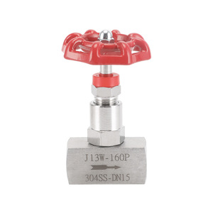 Vanne à aiguille en acier inoxydable J13W soudée à l'extérieur avec filetage interne, fournie par le fabricant - Product Image 1