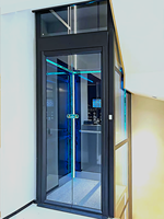 400KG Residential Mini Home Elevator Lift für 2-4 Personen Kleines Hebezeug für Häuser