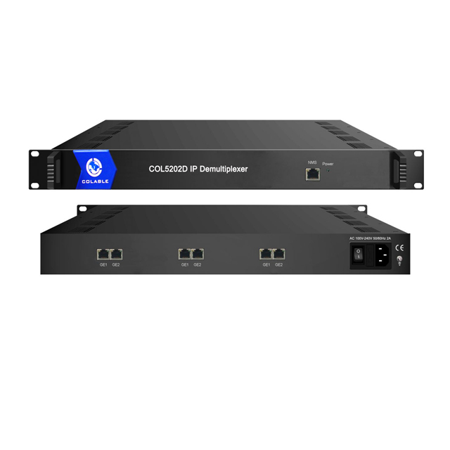 Powerful IPTV Service UDP Demux Mpts to Spts Converter TS Demultiplexer for IPTV OTT Headend System COL5202D