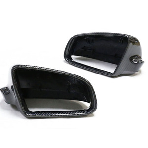 Cubierta protectora <span class=keywords><strong>de</strong></span> espejo <span class=keywords><strong>de</strong></span> coche modificado <span class=keywords><strong>de</strong></span> fibra <span class=keywords><strong>de</strong></span> carbono Real <span class=keywords><strong>de</strong></span> alta calidad espejo lateral adecuado para Audi A3 A4 A6L S6 B7 - Product Image 4