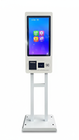Kioscos de Pantalla Táctil Automáticos WUXIN de 21.5/27 Pulgadas con Impresora de Terminal, Escáner de Código QR, Máquina de Pedidos de Autoservicio, Kioscos de Pago