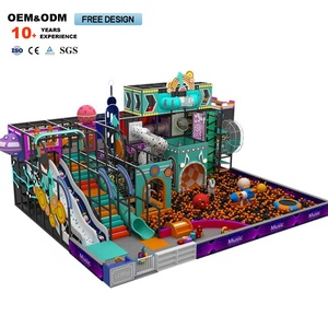 Parque de Trampolines Comercial Profesional Nuevo de 300, 400, 500, 600 y 700 Metros Cuadrados con Circuitos de Cuerdas Estilo Ninja Warrior - Product Image 4