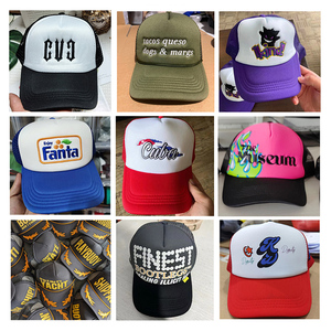 Alta calidad personalizado <span class=keywords><strong>Otto</strong></span> 5 Panel Golf cuerda sombreros perfil medio malla espalda espuma camionero sombreros gorras con cuerda - Product Image 4
