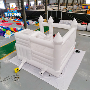 Trắng nhà bị trả lại nóng bán lớn trẻ em nhảy Inflatable nhà bị trả lại chất lượng cao vật liệu PVC Inflatable lâu đài nhảy - Product Image 3