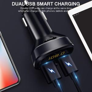 Productos de Dropshipping 2026, Reproductor MP3 para Auto Más Vendido, Adaptador de Música, Cargador USB Dual, Kit de Manos Libres para Auto con <span class=keywords><strong>Bluetooth</strong></span>, Transmisor de Radio FM - Product Image 5