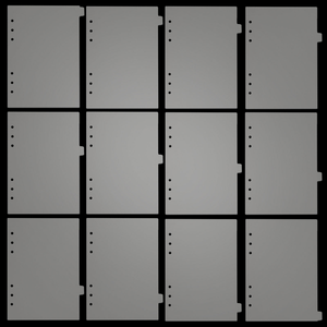 A5 A6 Đục 12 Tấm Hàng Tháng Nhựa Matte Tab Chất Kết Dính Kế Hoạch Chia - Product Image 2