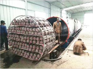 معدات زراعة الفطر ، ركيزة تعقيم مزدوجة للأوتوكلاف ، باب للإنتاج - Product Image 2