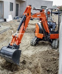 Mini-excavatrice Kubota U35 de 3,5 tonnes d'occasion, excavatrice Kubota U35-6 avec lame - Product Image 5