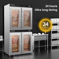Séchoir à aliments industriel commercial 220V/110V 4800W 40*2 plateaux en acier inoxydable fruits légumes viande séchoir déshydrateur alimentaire