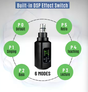 Système de microphone sans fil UHF émetteur <span class=keywords><strong>et</strong></span> récepteur XLR sans fil pour microphone filaire, mélangeur audio, système PA <span class=keywords><strong>et</strong></span> <span class=keywords><strong>guitare</strong></span> - Product Image 3