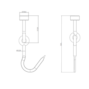 Thép không gỉ thịt Móc cho <span class=keywords><strong>butchering</strong></span> lạnh xe tải thịt treo móc - Product Image 3