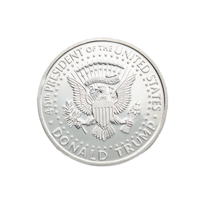 Monete Commemorative Personalizzate 3D Placcate in Argento, Monete Souvenir a Tema Americano, Monete con Logo/Immagine Personalizzata Stampata - Product Image 1