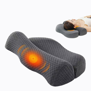 YUE RISE Ensemble d'oreillers ergonomiques en mousse à mémoire de forme pour le cou et la tête, avec logo personnalisé, pour soulager les douleurs cervicales, pour la maison et le lit - Product Image 1