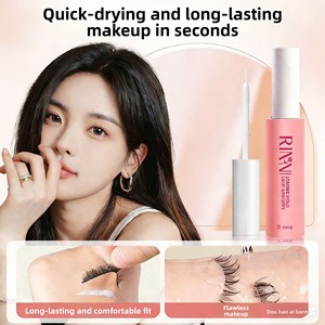 Colle pour faux cils à usage 24h, pour la création de double paupière, séchage rapide, imperméable, sans formaldéhyde, non irritante, à <span class=keywords><strong>base</strong></span> de plantes - Product Image 2