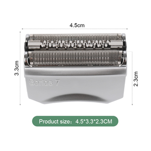 Tête de rasoir électrique de remplacement compatible avec <span class=keywords><strong>Braun</strong></span> série <span class=keywords><strong>7</strong></span> 70S, lame en maille de configuration haut de gamme - Product Image 3