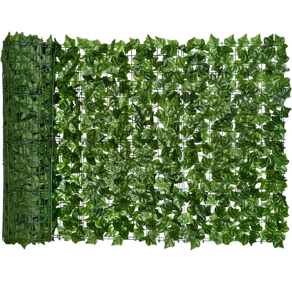 0.5x 3M yapay sarmaşık ekran bahçe tarama çit kafes yaprak duvar kapak arka bahçe ev dekor bitkiler yapay çit rulo