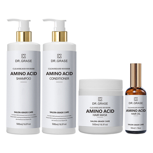 Set de Champú y Acondicionador con <span class=keywords><strong>Amino</strong></span>ácidos Suaves, Sin Sulfatos, Marca Privada, Orgánico, Natural, Kit de Reparación Capilar, Venta al Por Mayor, OEM - Product Image 6