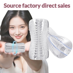 Godet spiralé transparent en TPE pour hommes, entraîneur de pénis et masseur, produit pour adultes, jouet sexuel - Product Image 2