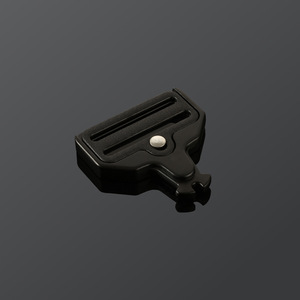 Alloy Buckle <b>Pet</b> <b>Leash</b> Safety Buckle Adjustable Metal Waist Belt For Backpack Bag Webbing Solid Black Q408-45 - Product Image 2