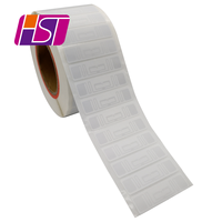 Autocollant RFID programmable longue portée 73x20mm UHF 860-960MHz EPC Gen2 ISO18000-6C Étiquette M830 personnalisée pour la gestion des stocks