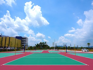 Suelo de vinilo deportivo de <span class=keywords><strong>cancha</strong></span> de PU de silicona, <span class=keywords><strong>cancha</strong></span> de baloncesto, <span class=keywords><strong>cancha</strong></span> de <span class=keywords><strong>tenis</strong></span> de <span class=keywords><strong>arcilla</strong></span>, construcción de Suelos deportivos de interior - Product Image 5