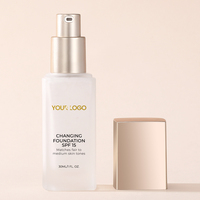 Fond de teint changeant de couleur SPF15, couvrance totale, liquide, fond de teint de luxe, marque privée