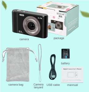 Digital <b>Camera</b> 4K 16X 2.8'' Compact OEM ODM Custom Logo Factory Direct DC302 48MP 4K Video Resolution Autofocus (AF - Product Image 6