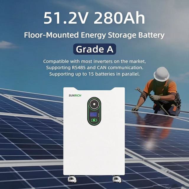 Best Price 15KWH Solar Lithium Battery RS485 Can Function Solar Lithium 15KWH