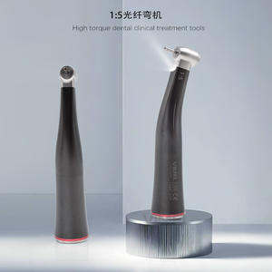 Turbine dentaire 1:5 à fibre optique, augmentation de vitesse, canal d'eau interne, vitesse variable, machine de cintrage, augmentation de vitesse lumineuse - Product Image 4