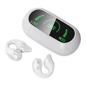 Fones de ouvido sem fio qianrun s03 5.0, fone de ouvido sem fio com plugue, headset, redução de ruído 9d, estéreo, esportivo