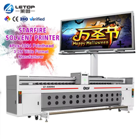Impresora de Gran Formato LETOP de 10 pies (3.2 Metros) con Impresión Digital, Plotter para Pancartas, Starfire SG1024 de 4 Cabezales con Tinta Solvente