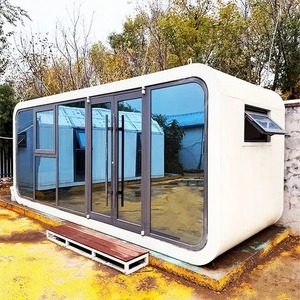 Capsule mobile préfabriquée haut de gamme contemporaine et pliable pour le tourisme, le glamping, les villages, les fermes panoramiques et les séjours en lodge - Product Image 3