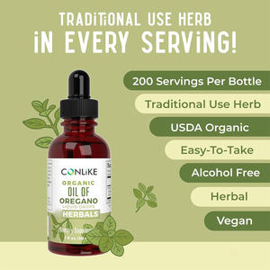 Huile d'<span class=keywords><strong>origan</strong></span> biologique OEM, gouttes, teinture, huile liquide super concentrée d'<span class=keywords><strong>origan</strong></span> avec 60% <span class=keywords><strong>de</strong></span> carvacrol <span class=keywords><strong>pour</strong></span> <span class=keywords><strong>la</strong></span> <span class=keywords><strong>santé</strong></span> cardiaque - Product Image 5