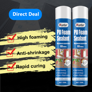Mousse polyuréthane expansive isolante de type pistolet portable de 750 ml pour l'étanchéité, le calfeutrage, la construction et le travail du bois - Product Image 5