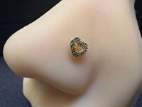 Anting Hidung Berkualitas Tinggi Model Bunga, Bintang, Hati, Mahkota, dan Bentuk L untuk Wanita