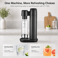 Machine à soda à connexion rapide pour eau gazeuse, jus mélangés et recettes de boissons pétillantes