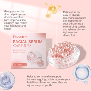 新製品スキンケア有機コラーゲンビタミン<span class=keywords><strong>E</strong></span>スムーススキン抗しわカプセル保湿フェイシャルブライトニングセラム - Product Image 4