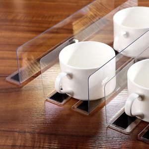 Diviseur en acrylique pour présentoir de vente au détail en PVC, réglable à ressort - Product Image 6