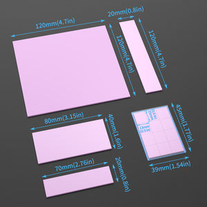 長持ちするマルチサイズ70*20mmサーマルパッド12.8W/mk導電性PCCPUGPUコンピューターアクセサリーM.<span class=keywords><strong>2</strong></span> SSDRAMシリコンマット - Product Image 5