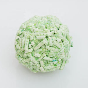 Meilleure litière pour chat biodégradable et jetable dans les toilettes au <span class=keywords><strong>monde</strong></span>, à base d'amidon de maïs et de tofu, faible teneur en poussière, hautement absorbante, désodorisation naturelle, format compact - Product Image 2