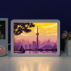 <span class=keywords><strong>Toronto</strong></span> Đèn Hoàng Hôn Phong Cảnh Thành Phố Hộp Bóng Khung Ảnh Tùy Chỉnh Bằng Nhựa Đồ Dùng Quà Tặng Nhẹ Để Trang Trí Nhà Cửa - Product Image 5