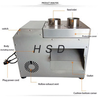 Aardappelchips snijmachine, appelsnijder, zoete aardappel, cassave, wortel, banaan en plantain snijmachine