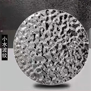 不锈钢304板材金色天花板墙壁水波纹冲压装饰不锈钢板材 - Product Image 2