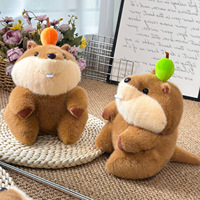 Peluche courte de 8 pouces avec rembourrage en coton PP, figurine pour machine à griffes, poupée à lancer pour mariage, cadeau unisexe